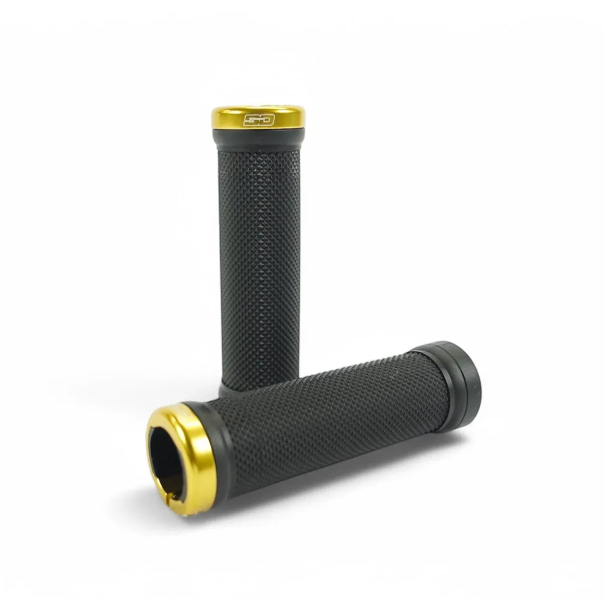 SD Bmx/Mtb Lock On Grip V2 Black/Gold Clamps